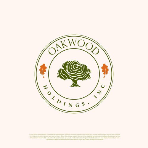 Logo design for "OAKWOOD"