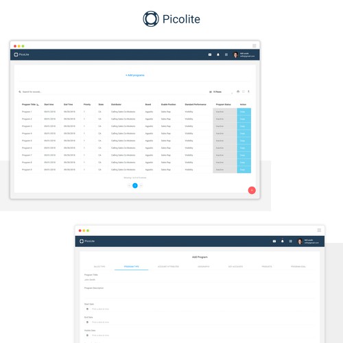 Dashboard design