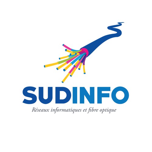 Créer le logo et la carte de visite de l'entreprise Sudinfo
