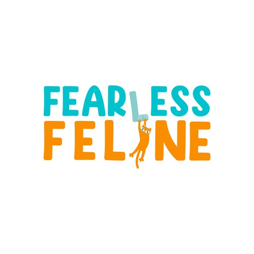 Fearless Feline Logo Design