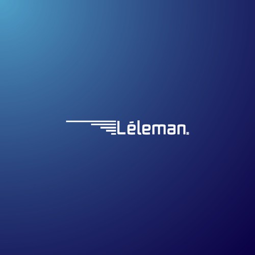 Agujas léleman logo concepto