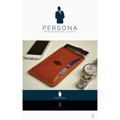 Create a logo for "Persona," A Secret Agent inspired security brand.