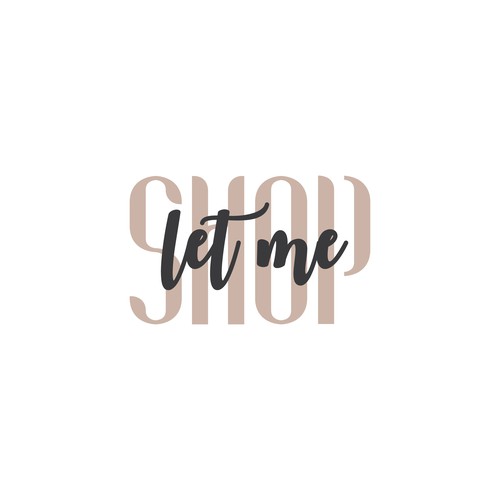 Logo concept for Let Me Shop