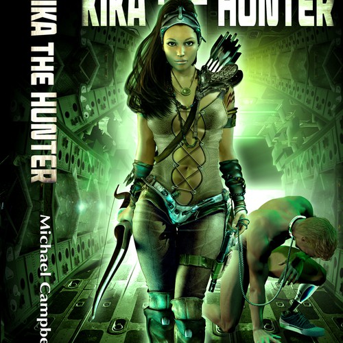Sci-fi fantasy book cover