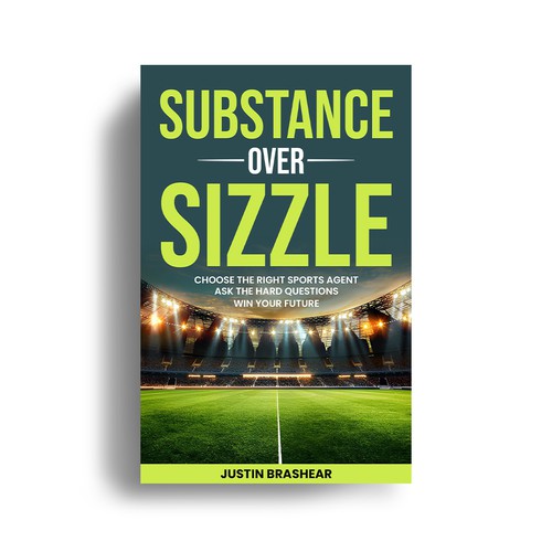 Substance Over Sizzle | Sports Performance Book Cover Design