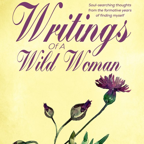 Book cover design - Writings of a wild woman by Kelsea Cole 