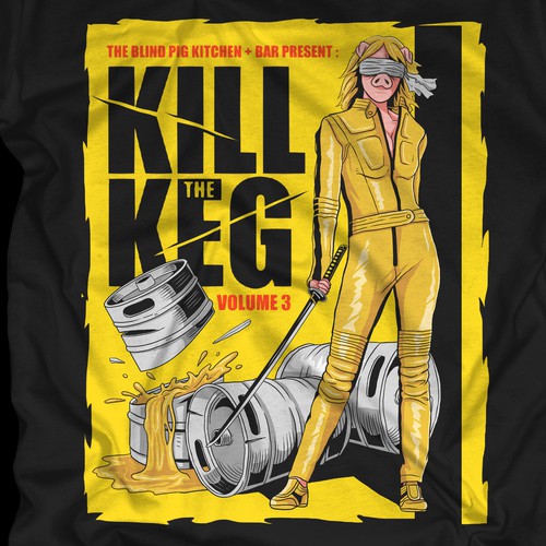 Kill the Keg tshirt design