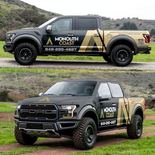 Bold & Modern Commercial Vehicle Wrap for Ford Raptor