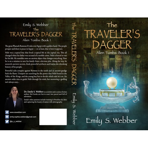 Book cover done for a historical science fiction piece on Ancient Egypt