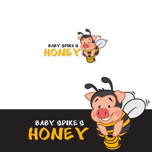 Logo design proposal for Baby Spikes Honey