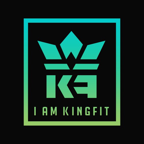 T shirt design concept for Kingfit