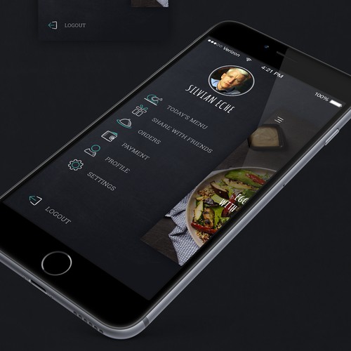 Dish ordering app