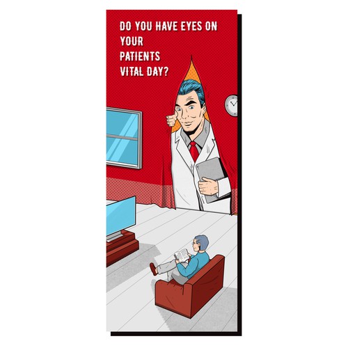 Out of the ordinary poster to capture physicians attention