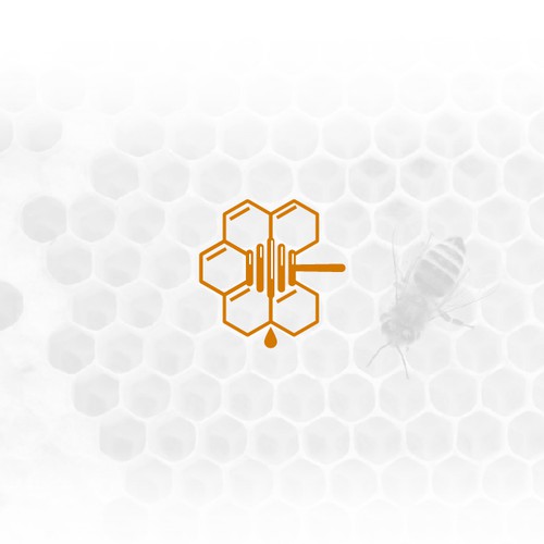 Logo for a Honey business