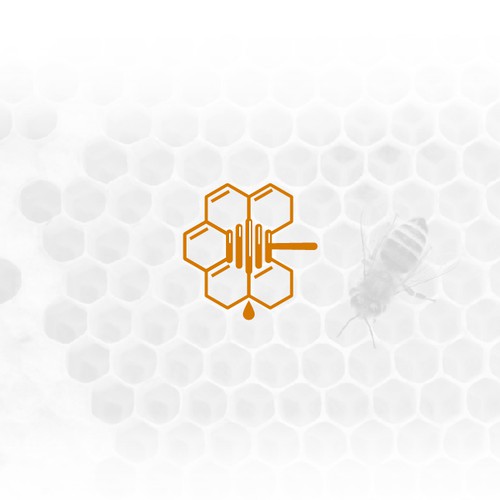 Logo for a Honey business