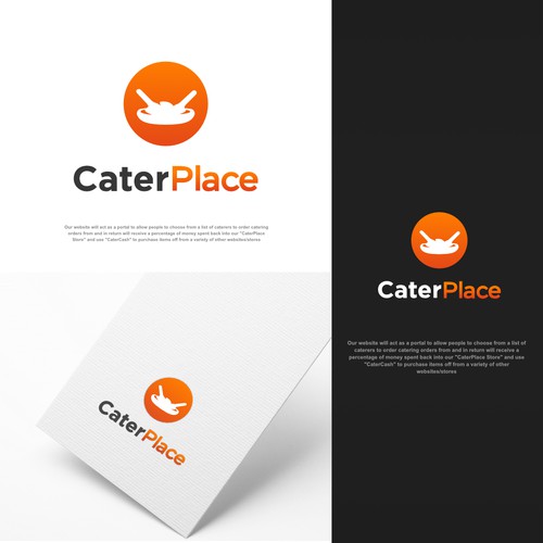 Logo concept insight for a catering service