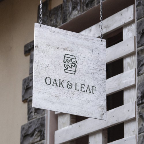 oak and leaf