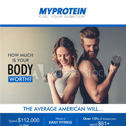 Finalist-Myprotein US Health & Fitness Spending Habits Infographic