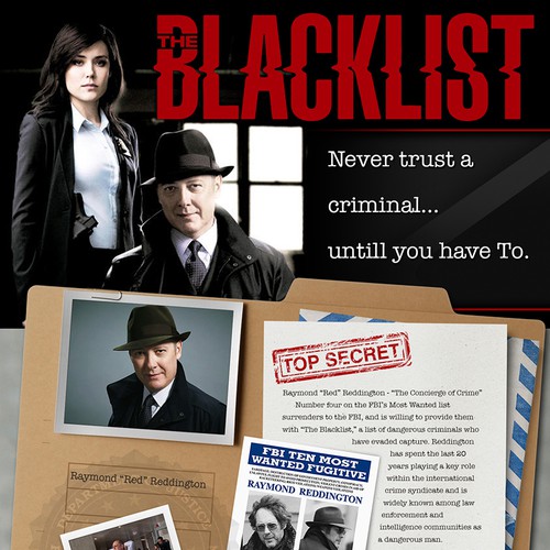 Inforgraphic for TV show Blacklist