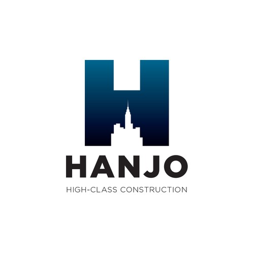 Hanjo Hi-class Construction logo concept