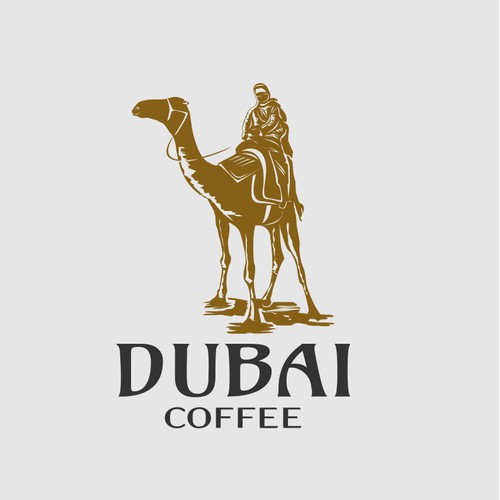 Illustration logo concept for Dubai Coffee