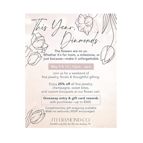 Luxury Jewelry Trunk Show Invitation