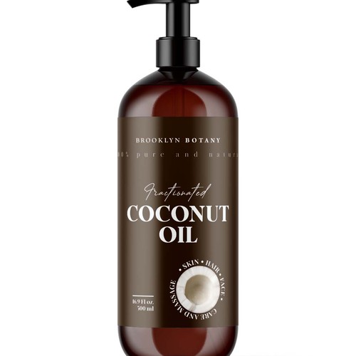 Virgin coconut oil packaging