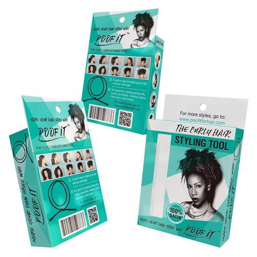 Package Design for Hair Accessory.