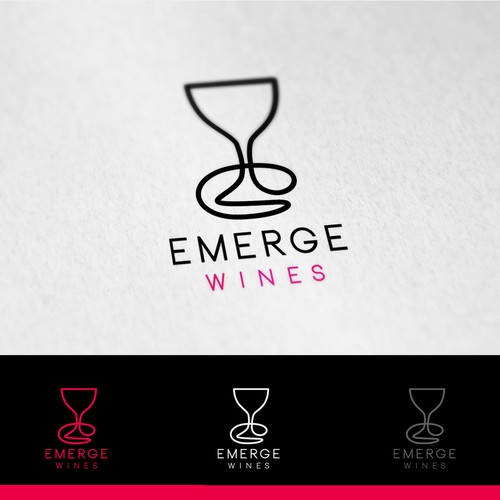 logo for a wine club