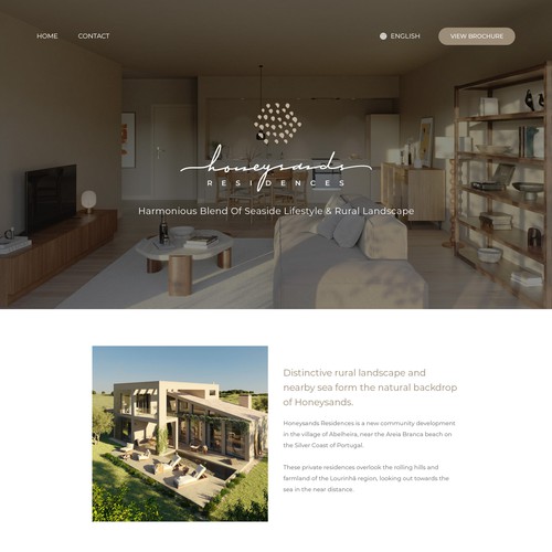 Squarespace Website Redesign For A Luxurious Residence in Portugal