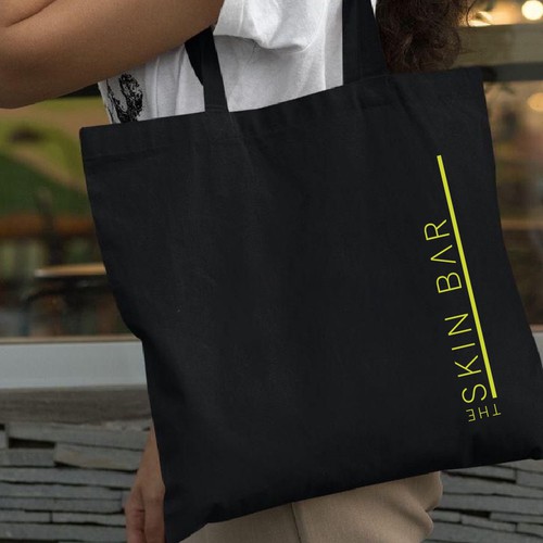 The skin bar, minimal logo design