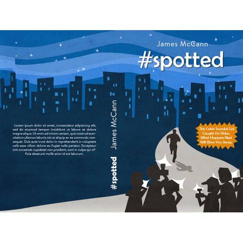 Cover for #spotted, a funny and fiercely topical new novel