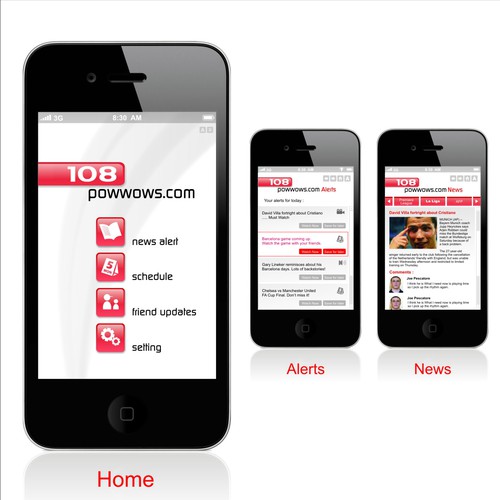 108powwows.com = Hot new Web-nxt social sports startup needs awesome mobile app design!