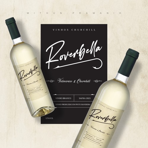 Roverbella wine label design