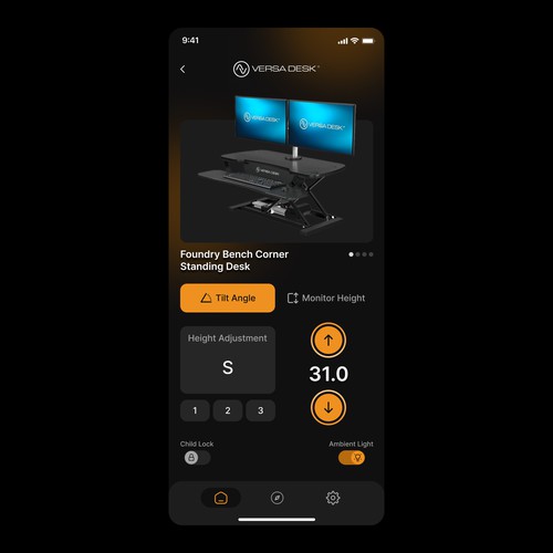 Desk remote control app