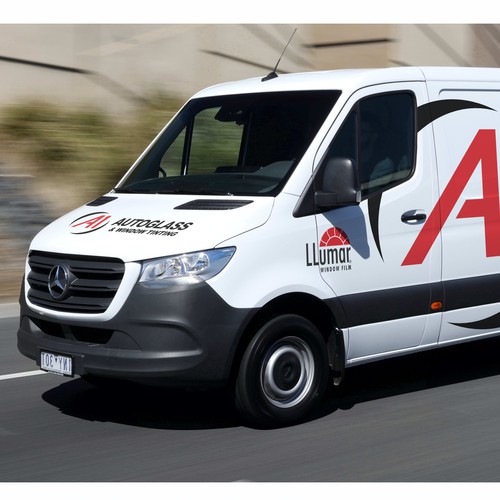 Design of Van for A1 Autoglass & Window Tinting Company