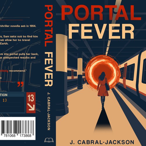 Portal Fever - Sci-Fi Thriller Book Cover