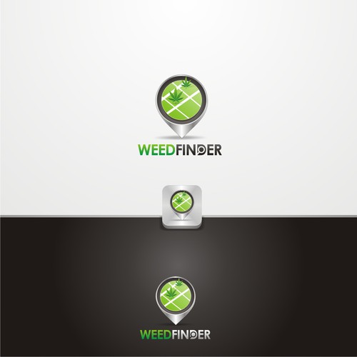 Create the next logo for Weed Finder