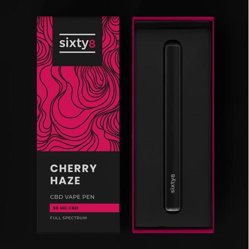 CBD vape pen packaging design