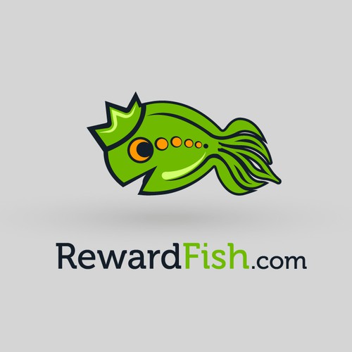 reward fish logo contes