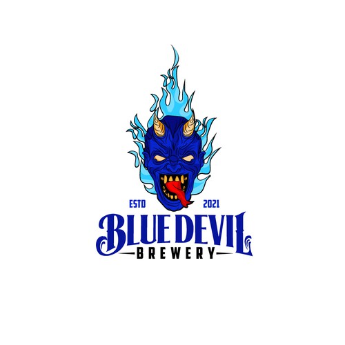 Bold logo for brewery