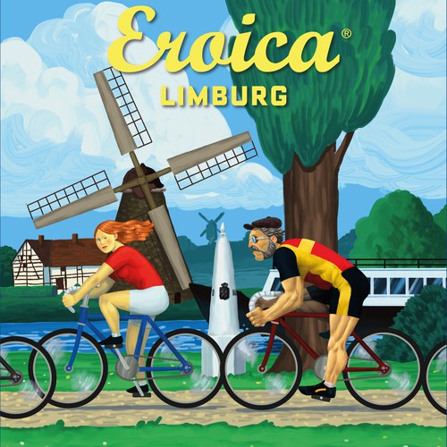 Poster For Cycling Event