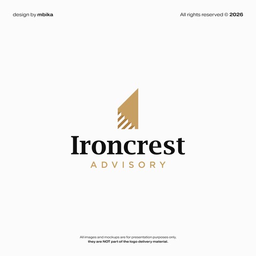 Ironcrest Advisory Logo Design