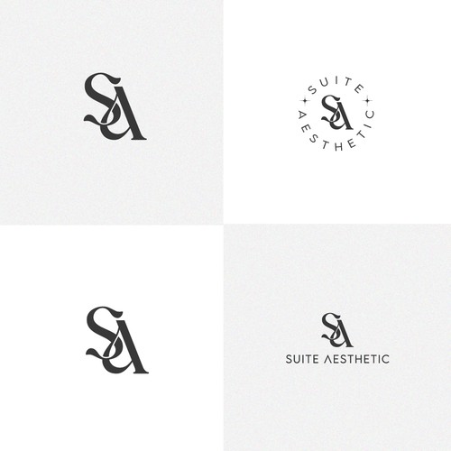 Elegant SA monogram