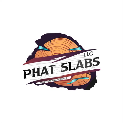Wood working logo Phat Slabs