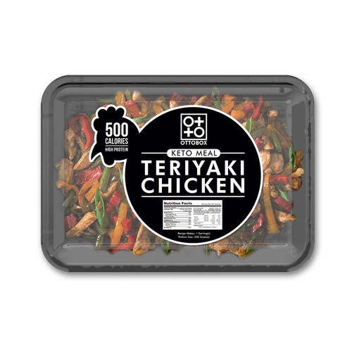 Label design entry for Teriyaki Chicken
