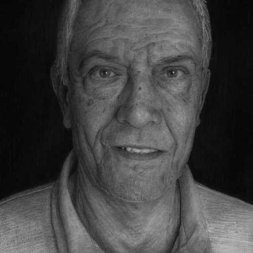 hyper realistic pencil portrait