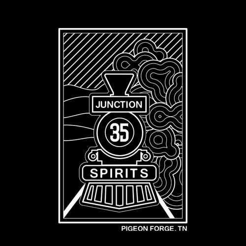 Modern Lineart Tshirt Design for Brewery