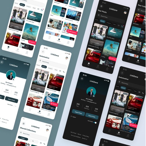 Design Mobile App for Saving Links and Organizing them