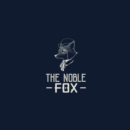 The Noble Fox Logo for sale